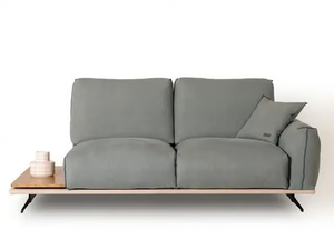 BOBOLI - Hemp sofa with side table _ Mantellassi 1926